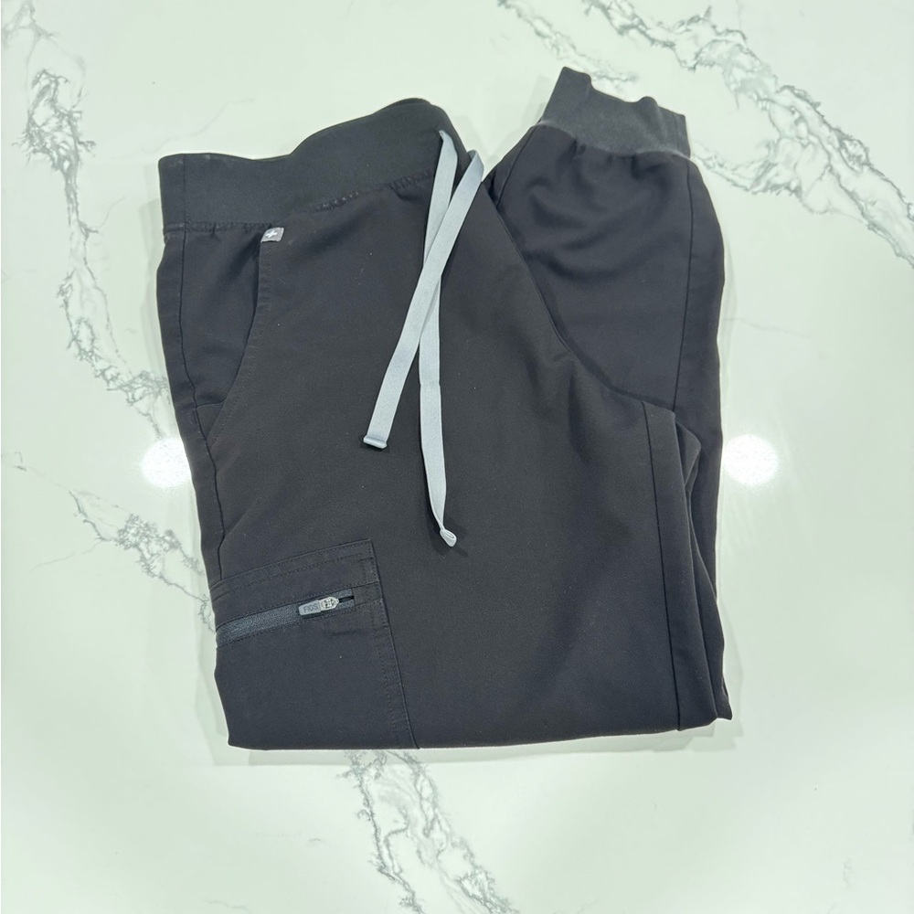Figs Black Zamora Jogger Scrub Pants
